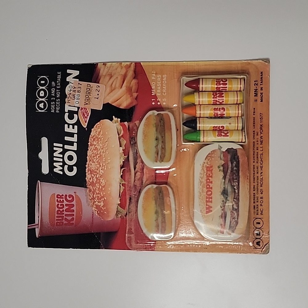 Burger King Mini Collection (Vintage 1982)